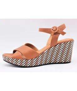 New L'Empreinte Chaussures ADIGE FLAVIE cognac