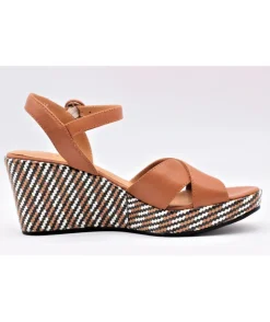 New L'Empreinte Chaussures ADIGE FLAVIE cognac