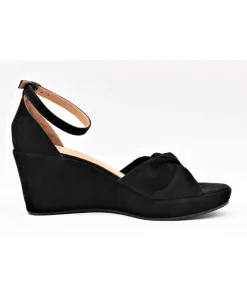 Shop L'Empreinte Chaussures ADIGE FLORES noir