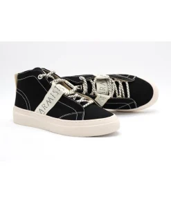 New L'Empreinte Chaussures ARMISTICE ONYX MID W CANVAS noir