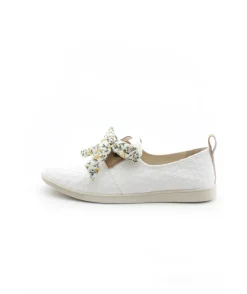 Best L'Empreinte Chaussures ARMISTICE STONE ONE W TWILL BRODE blanc