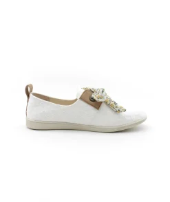 Best L'Empreinte Chaussures ARMISTICE STONE ONE W TWILL BRODE blanc
