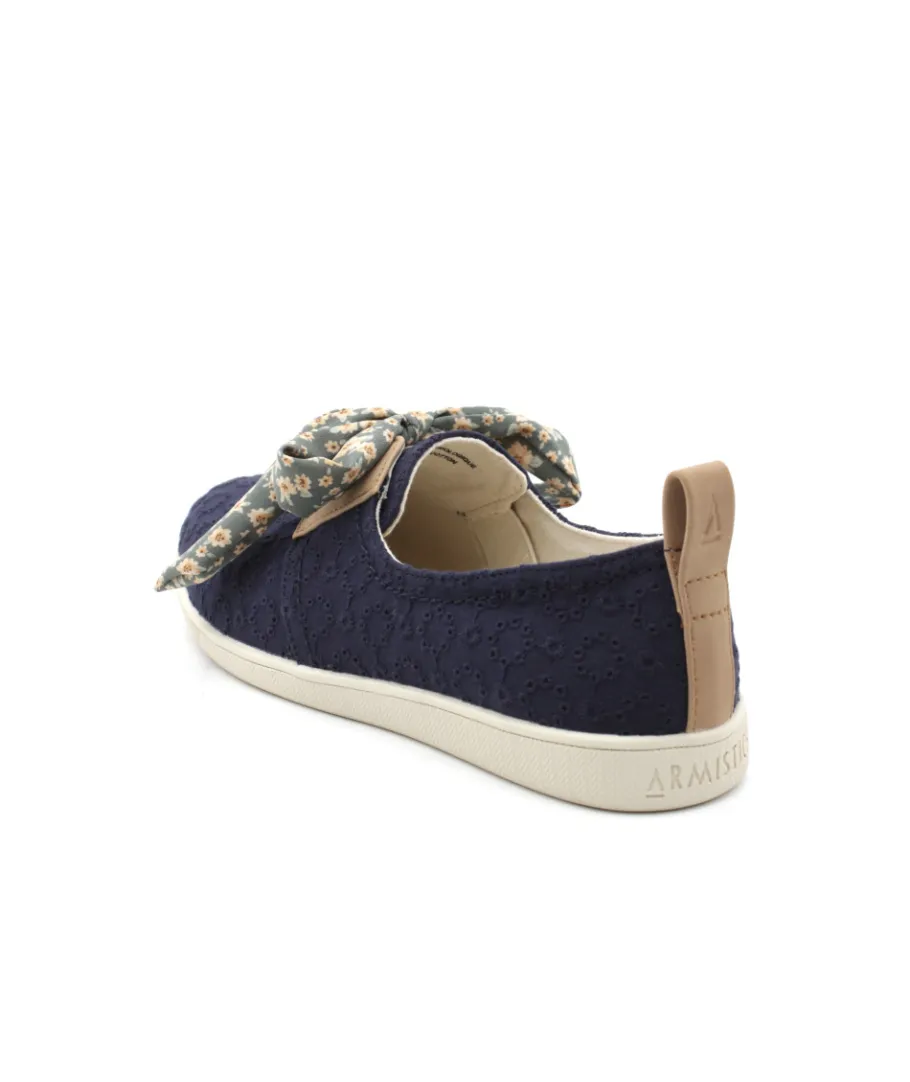 Cheap L'Empreinte Chaussures ARMISTICE STONE ONE W TWILL BRODE marine