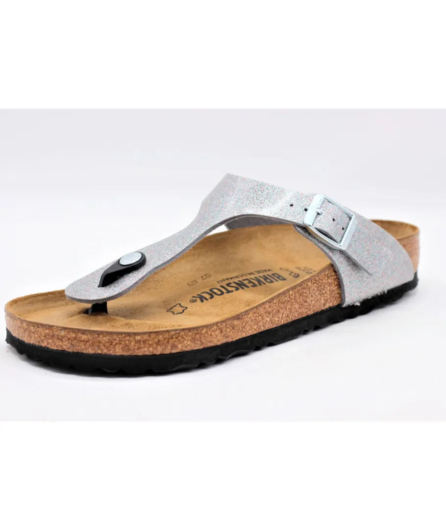 Best L'Empreinte Chaussures BIRKENSTOCK GIZEH Cosmic Sparkle silver