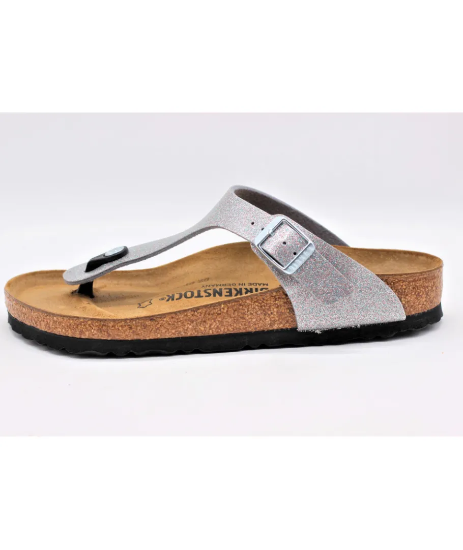 Best L'Empreinte Chaussures BIRKENSTOCK GIZEH Cosmic Sparkle silver