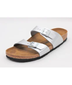 Best L'Empreinte Chaussures BIRKENSTOCK SYDNEY METALLIC silver