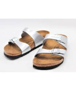 Best L'Empreinte Chaussures BIRKENSTOCK SYDNEY METALLIC silver
