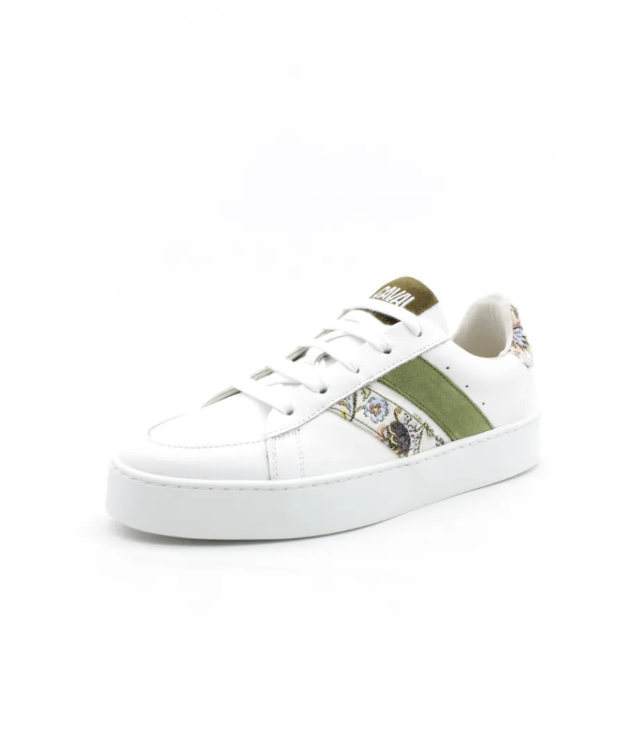Cheap L'Empreinte Chaussures CAVAL HIGH SLASH GREEN FLORAL blanc