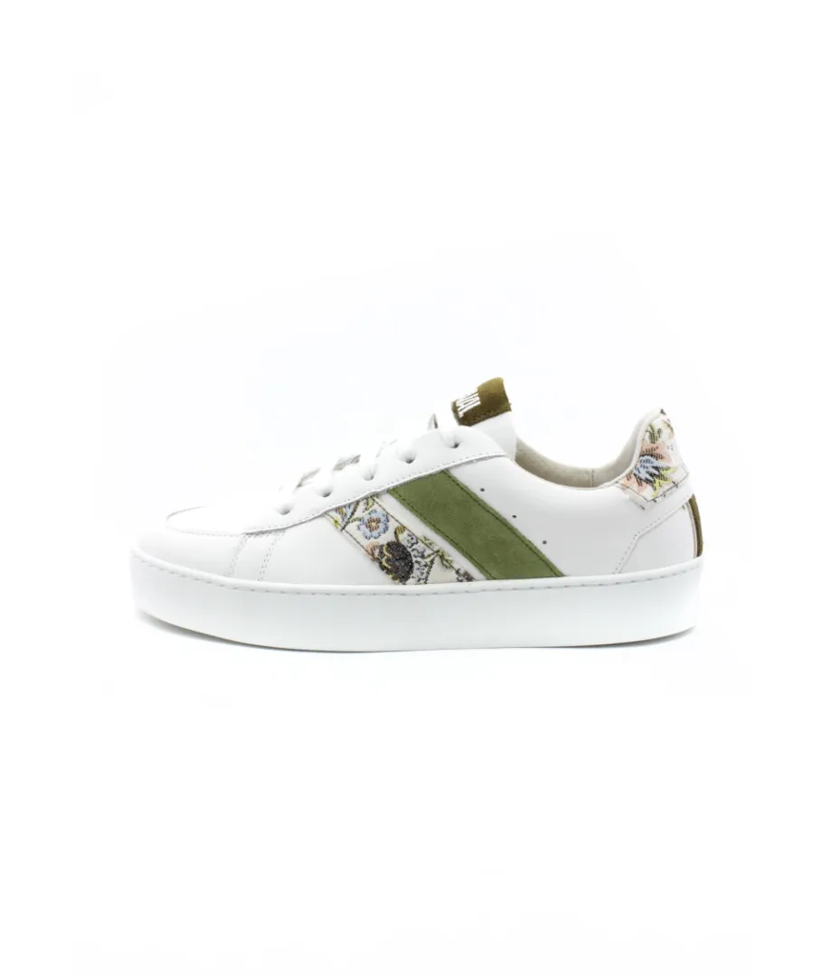 Cheap L'Empreinte Chaussures CAVAL HIGH SLASH GREEN FLORAL blanc