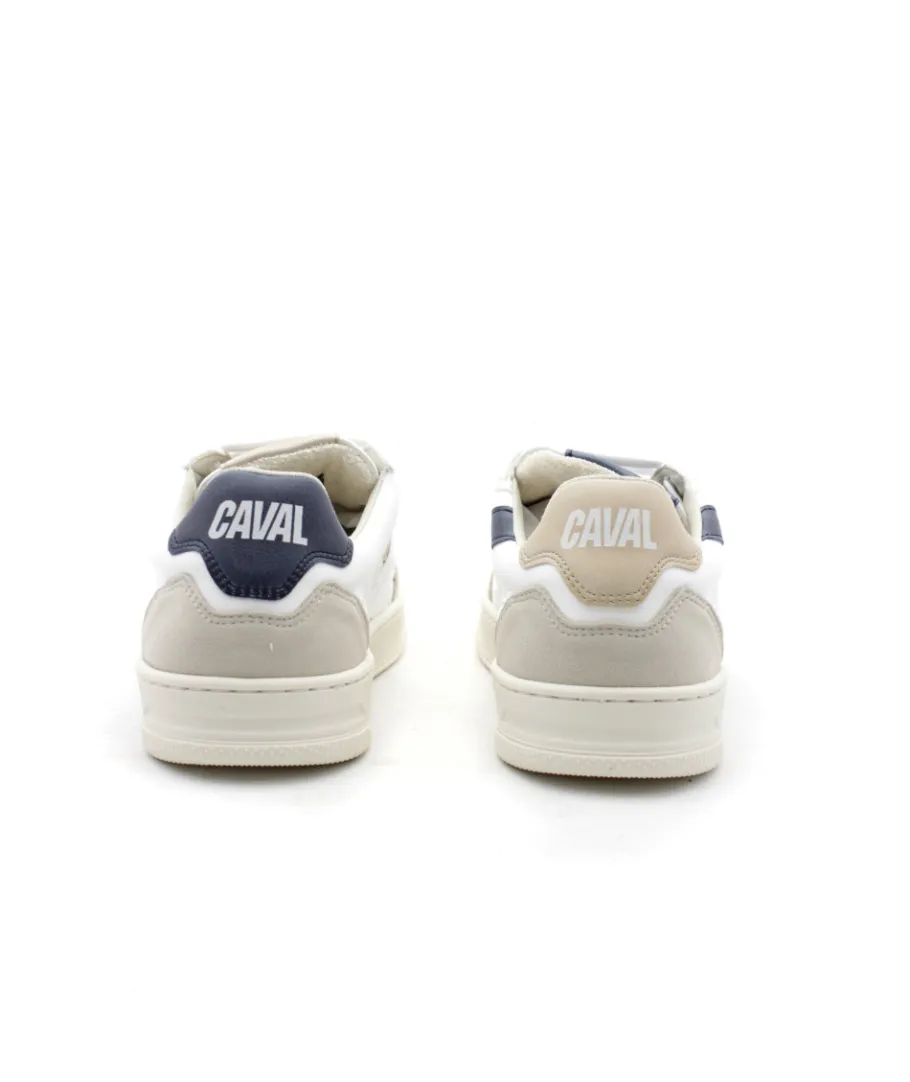 Discount L'Empreinte Chaussures CAVAL PLAYGROUND VEGAN INK BEIGE blanc