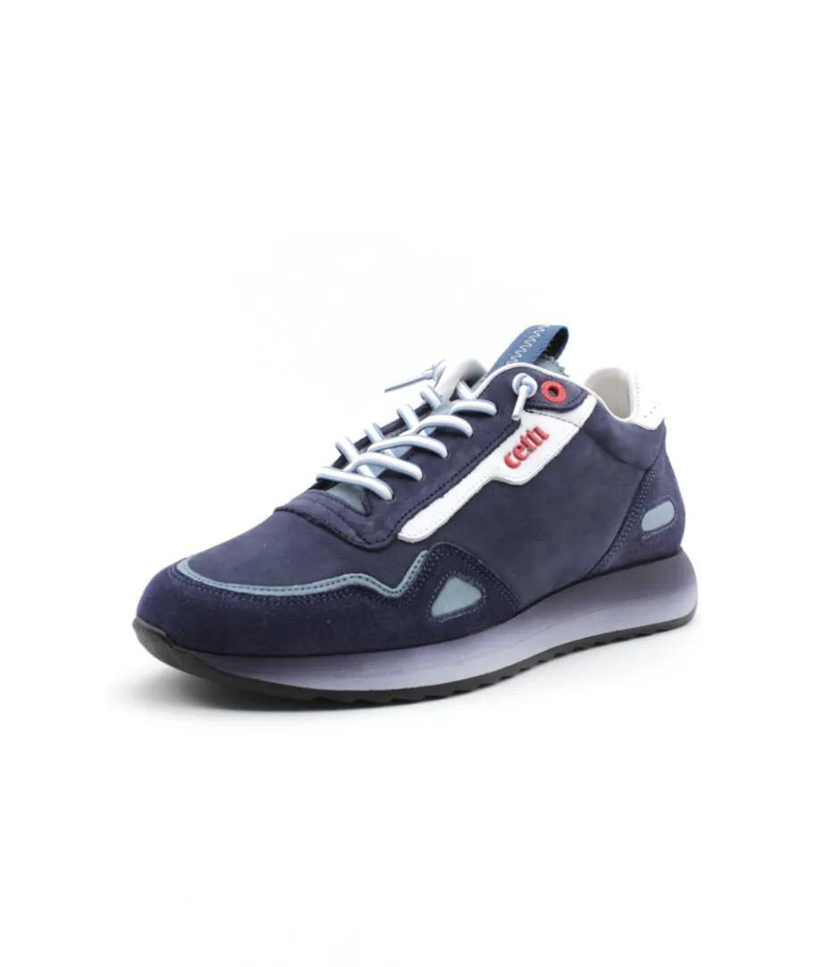 Shop L'Empreinte Chaussures CETTI C1325 ANTE NUBUCK bleu