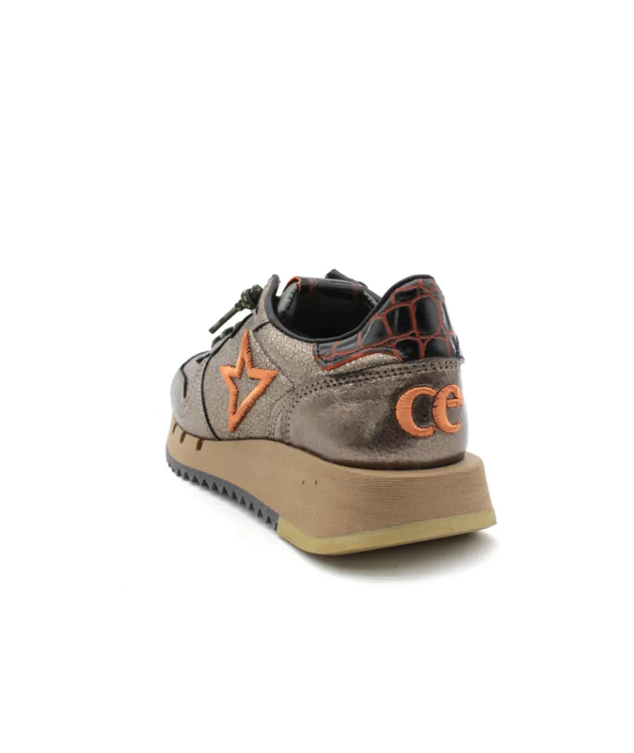Store L'Empreinte Chaussures CETTI C1301 METAL OXIDO bronze