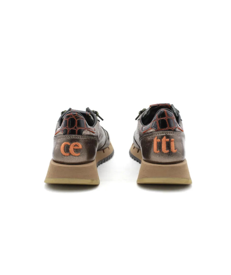 Store L'Empreinte Chaussures CETTI C1301 METAL OXIDO bronze