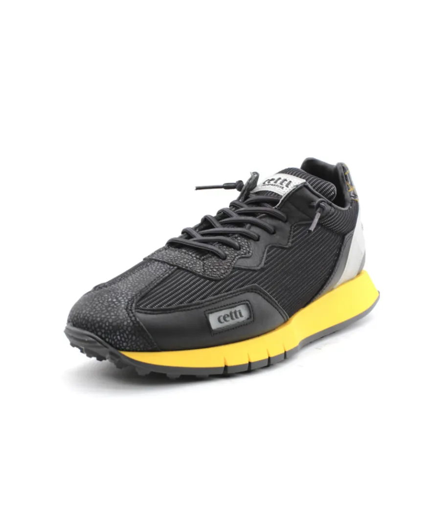 Sale L'Empreinte Chaussures CETTI C1293 TRAIN GREY BLACK noir
