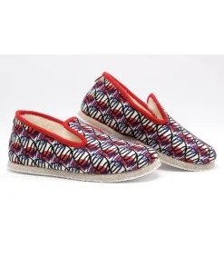 Clearance L'Empreinte Chaussures CHAUSSE MOUTON ARLEQUIN rouge