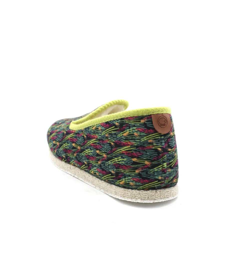 Fashion L'Empreinte Chaussures CHAUSSE MOUTON BAMBOU vert