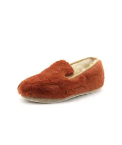 Discount L'Empreinte Chaussures CHAUSSE MOUTON CARESSE brique