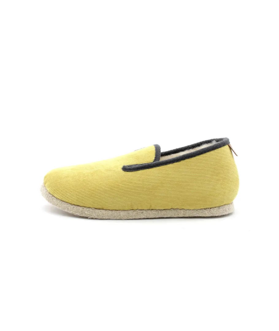 Clearance L'Empreinte Chaussures CHAUSSE MOUTON COTELE jaune