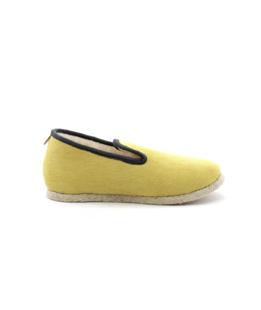 Clearance L'Empreinte Chaussures CHAUSSE MOUTON COTELE jaune