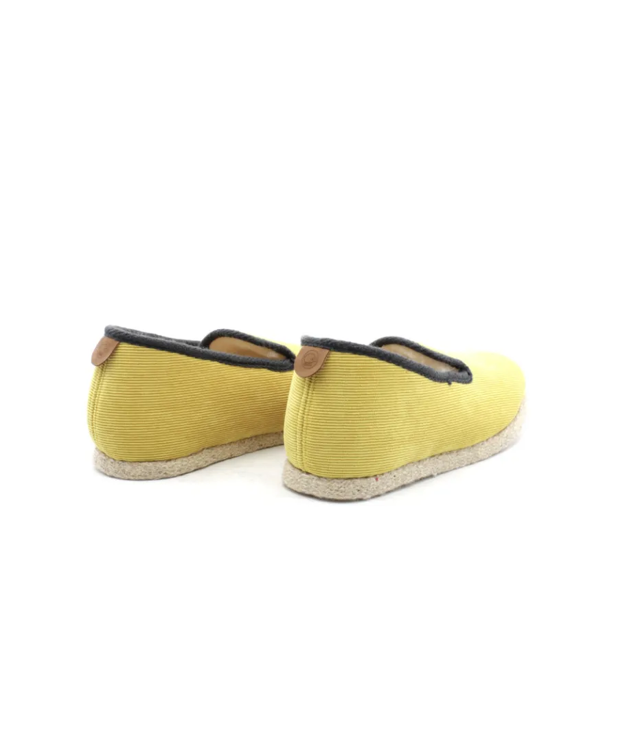 Clearance L'Empreinte Chaussures CHAUSSE MOUTON COTELE jaune