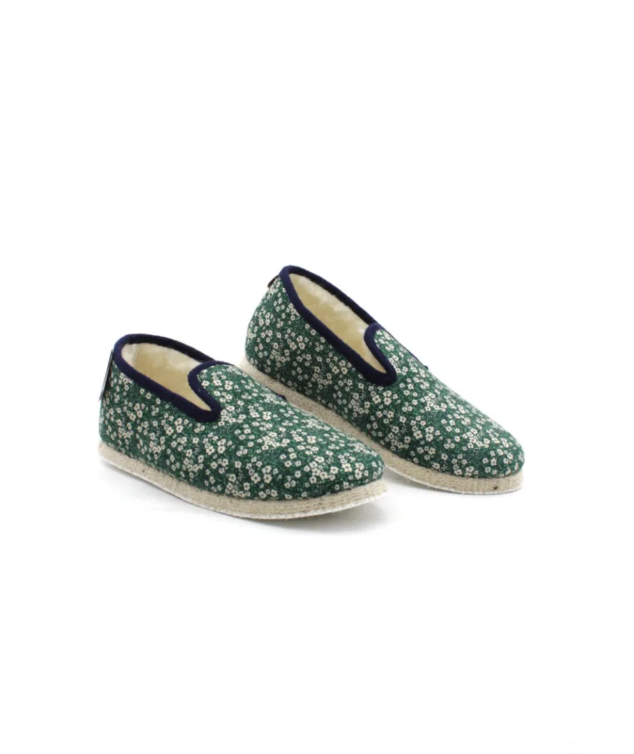 Store L'Empreinte Chaussures CHAUSSE MOUTON LIBERTY vert