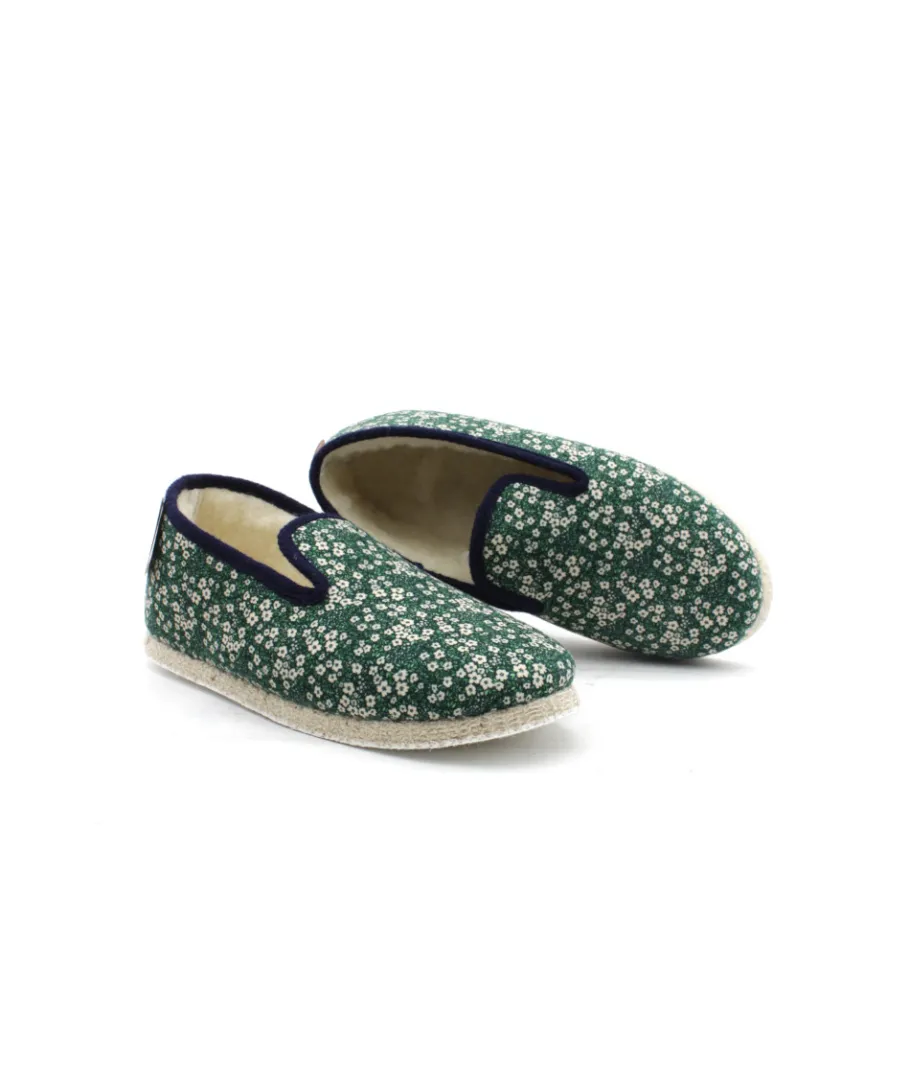 Store L'Empreinte Chaussures CHAUSSE MOUTON LIBERTY vert