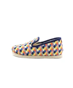 Shop L'Empreinte Chaussures CHAUSSE MOUTON RAINBOW marine