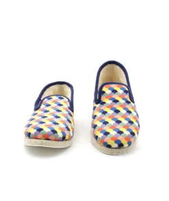 Shop L'Empreinte Chaussures CHAUSSE MOUTON RAINBOW marine