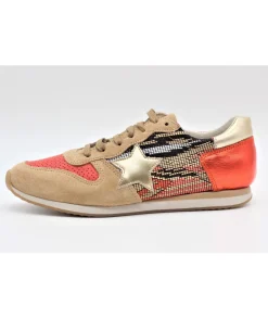 Cheap L'Empreinte Chaussures COCO ABRICOT BASKETS CHRISTA V0658 nude
