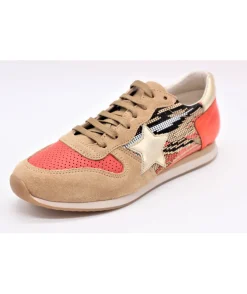 Cheap L'Empreinte Chaussures COCO ABRICOT BASKETS CHRISTA V0658 nude