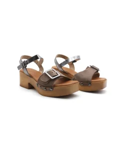 Fashion L'Empreinte Chaussures COCO & ABRICOT COLOGNE V2770A taupe