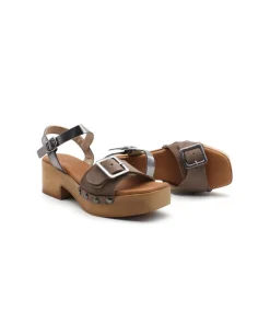 Fashion L'Empreinte Chaussures COCO & ABRICOT COLOGNE V2770A taupe