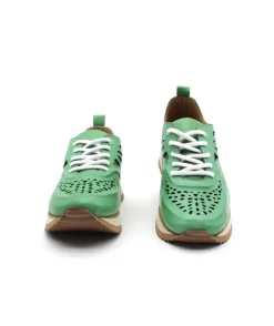 Shop L'Empreinte Chaussures COCO & ABRICOT ESBLY V2807C vert
