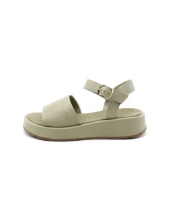 Fashion L'Empreinte Chaussures COCO & ABRICOT ESPAS V2444A Kaki clair