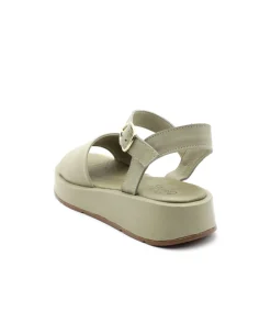 Fashion L'Empreinte Chaussures COCO & ABRICOT ESPAS V2444A Kaki clair