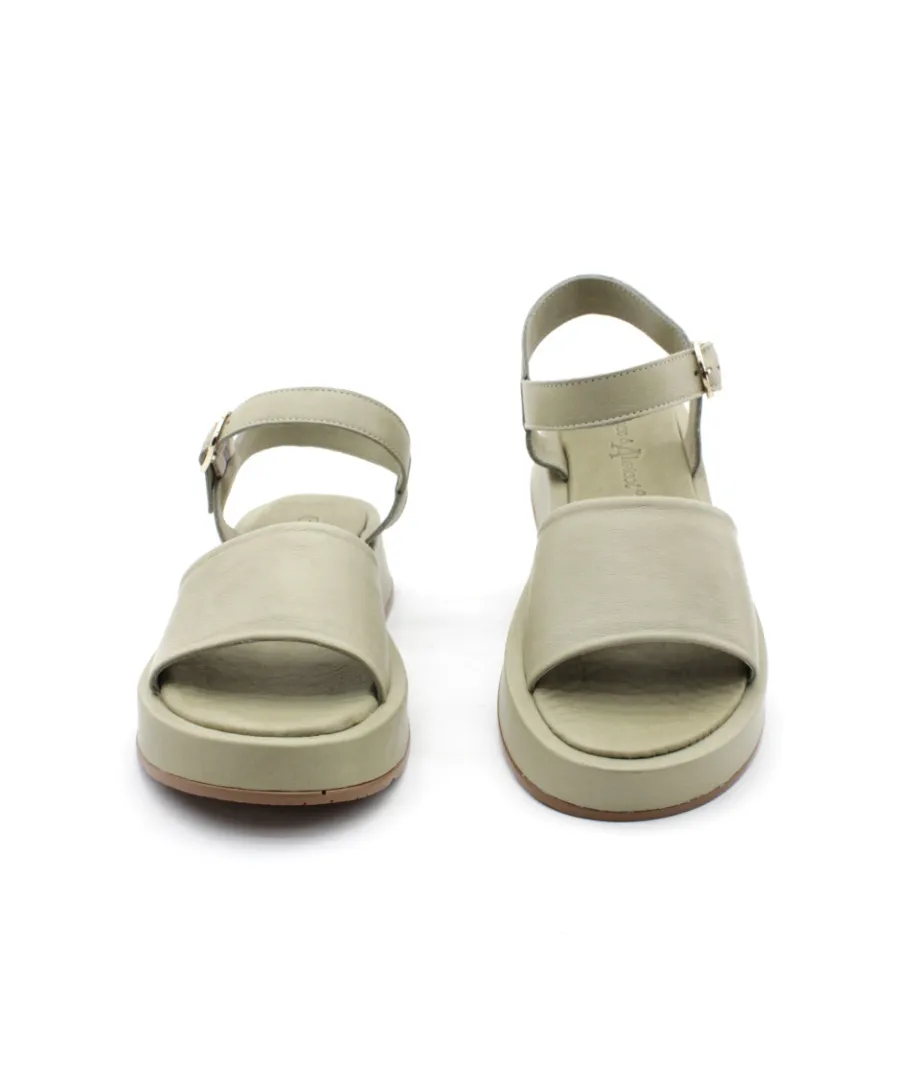 Fashion L'Empreinte Chaussures COCO & ABRICOT ESPAS V2444A Kaki clair