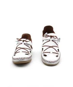 Fashion L'Empreinte Chaussures COCO & ABRICOT MELINNEW V2674B blanc