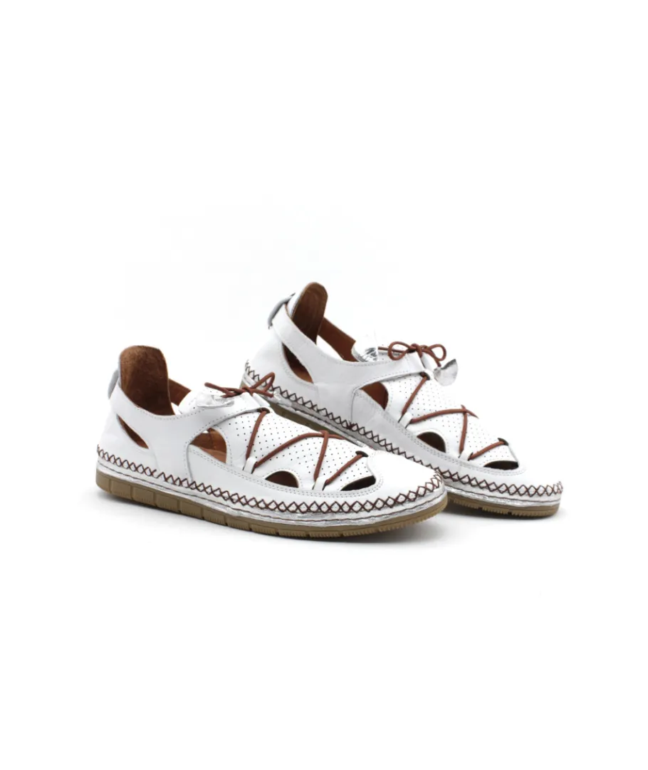 Fashion L'Empreinte Chaussures COCO & ABRICOT MELINNEW V2674B blanc