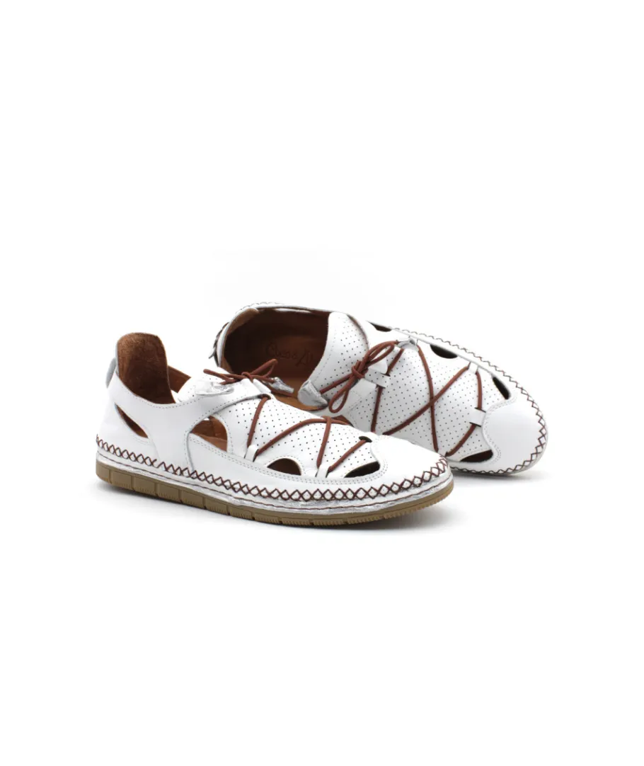 Fashion L'Empreinte Chaussures COCO & ABRICOT MELINNEW V2674B blanc