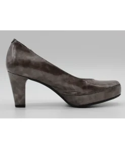 Outlet L'Empreinte Chaussures DORKING ESCARPIN 5794 VERNIS gris