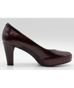 Shop L'Empreinte Chaussures DORKING ESCARPIN 5794 VERNIS bordeaux