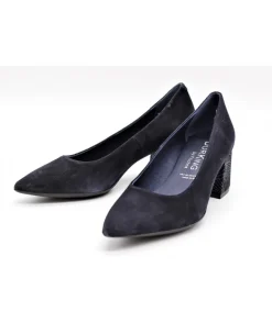 New L'Empreinte Chaussures DORKING 7720 SOFI VELOURS bleu