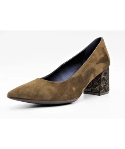 Shop L'Empreinte Chaussures DORKING 7720 SOFI VELOURS kaki