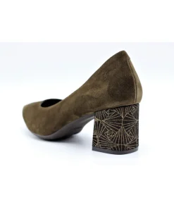 Shop L'Empreinte Chaussures DORKING 7720 SOFI VELOURS kaki