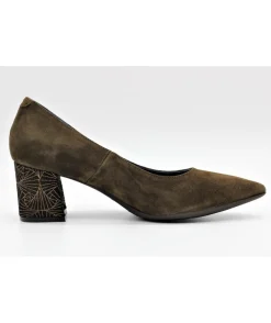 Shop L'Empreinte Chaussures DORKING 7720 SOFI VELOURS kaki