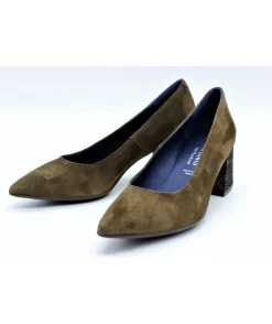 Shop L'Empreinte Chaussures DORKING 7720 SOFI VELOURS kaki