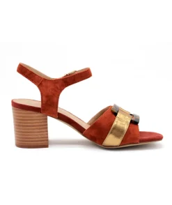 Shop L'Empreinte Chaussures EMILIE KARSTON PONYOS brique