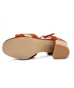 Shop L'Empreinte Chaussures EMILIE KARSTON PONYOS brique