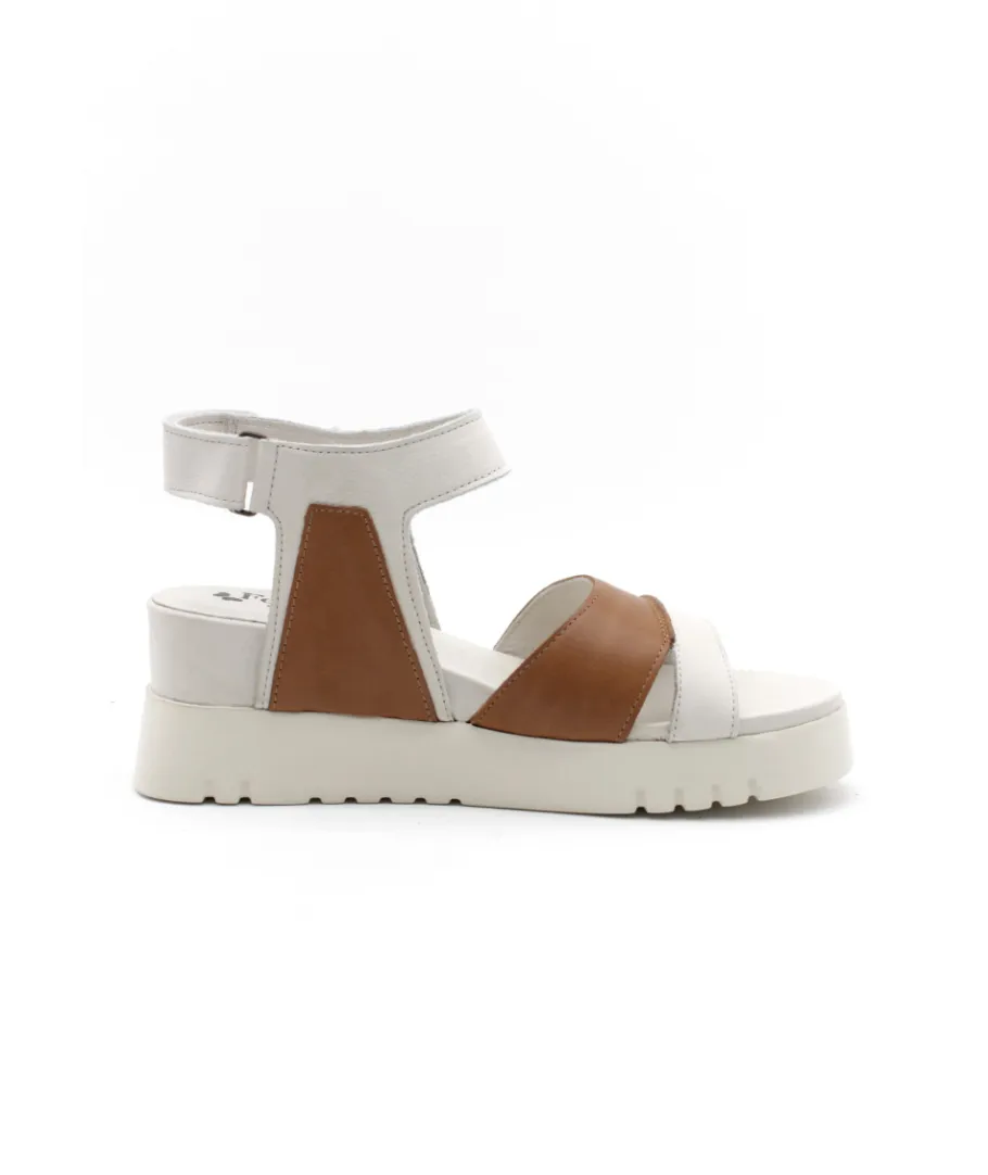 Shop L'Empreinte Chaussures FELMINI D837 CALF Cam/blanc
