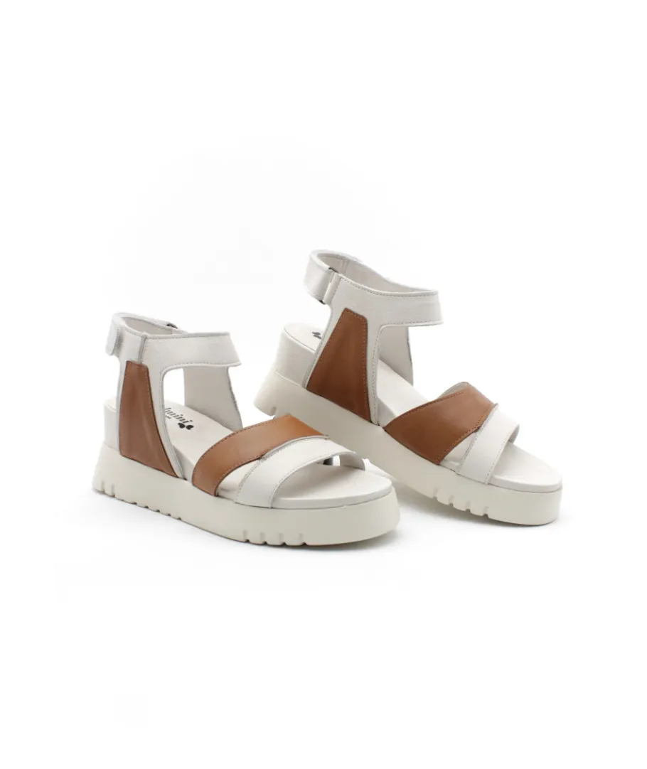 Shop L'Empreinte Chaussures FELMINI D837 CALF Cam/blanc